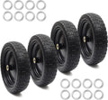 13" Solid Polyurethane Flat-Free Tire and Wheel Assemblies (4-Pack) N413402