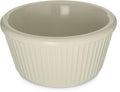 Melamine Fluted Ramekin Set, 4 oz Capacity, Bone (Case of 12) F687129
