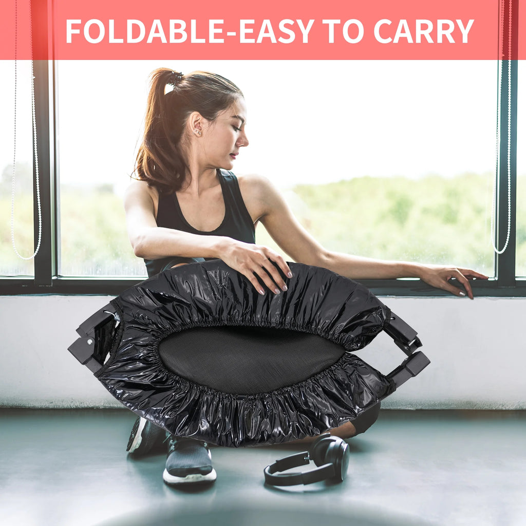 40 Mini Trampoline with Adjustable Foam Handle L7543