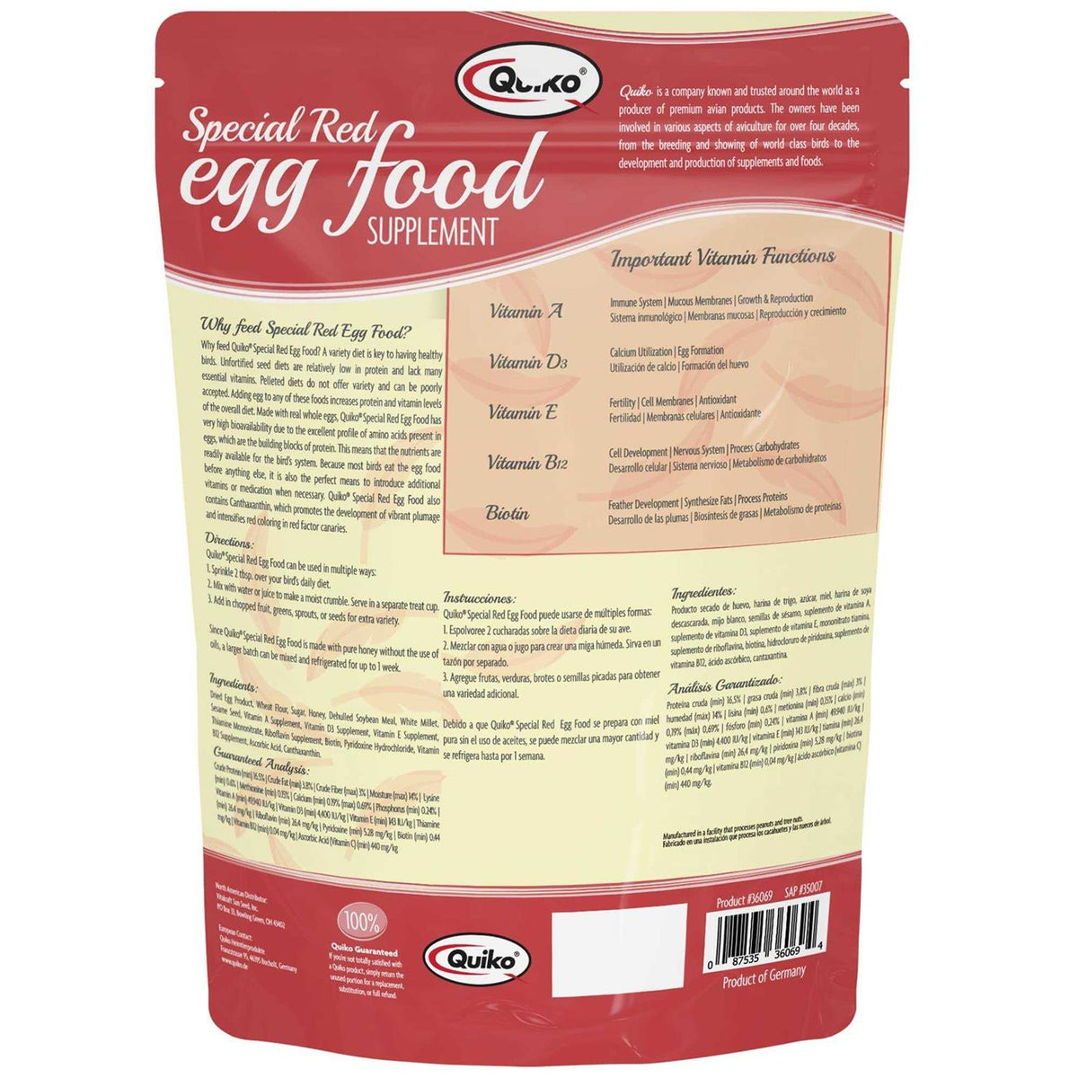 Red Egg Food Supplement L519471