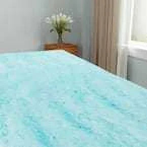 Queen Size 4 Inch Cooling Memory Foam Mattress Topper K229746