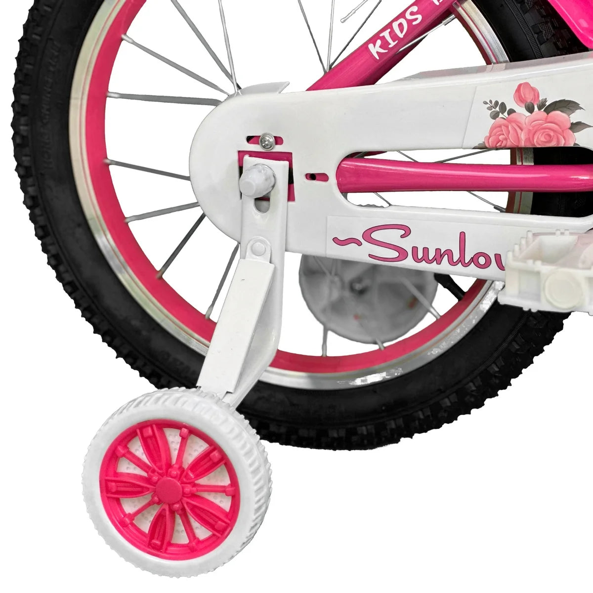 12 Inch Kids Bike with Training Wheels & Basket L73887