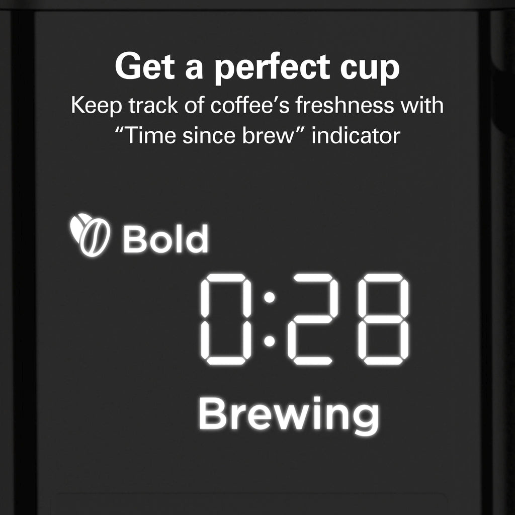 Black and Stainless Steel 12 Cup Coffee Maker R77782