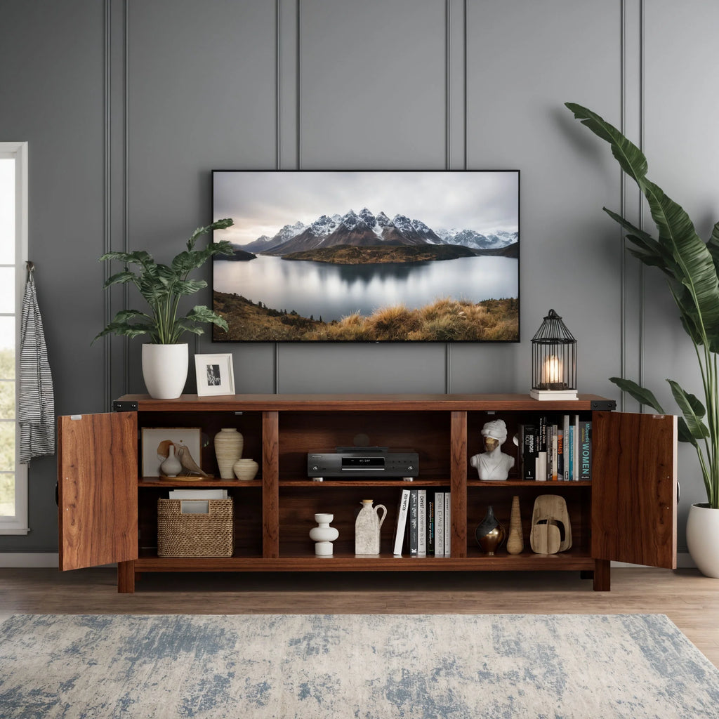 58 Modern Farmhouse Two-Door TV Stand S135042