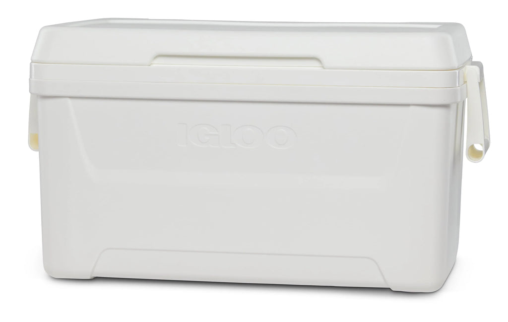 48 QT White Hard Sided Ice Chest Cooler T750629