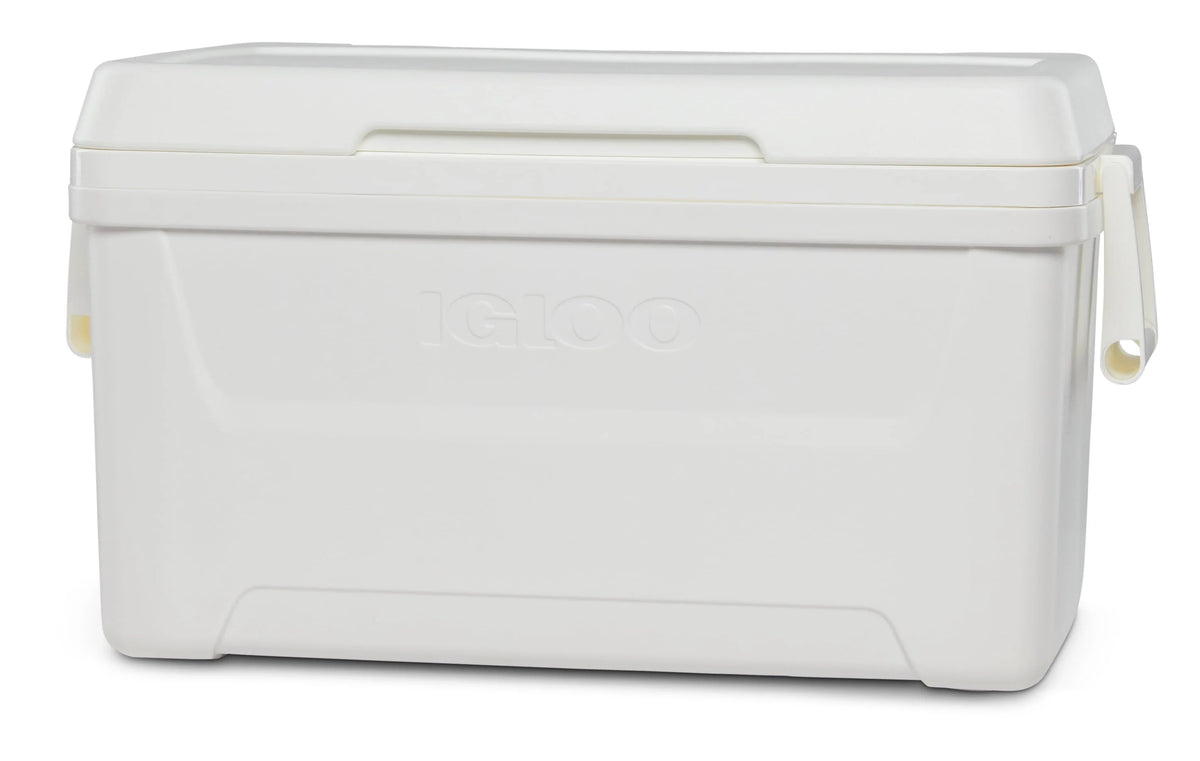 48 QT White Hard Sided Ice Chest Cooler T750629