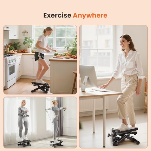 Mini Stair Stepper with Resistance Bands 265LBS Capacity L387880