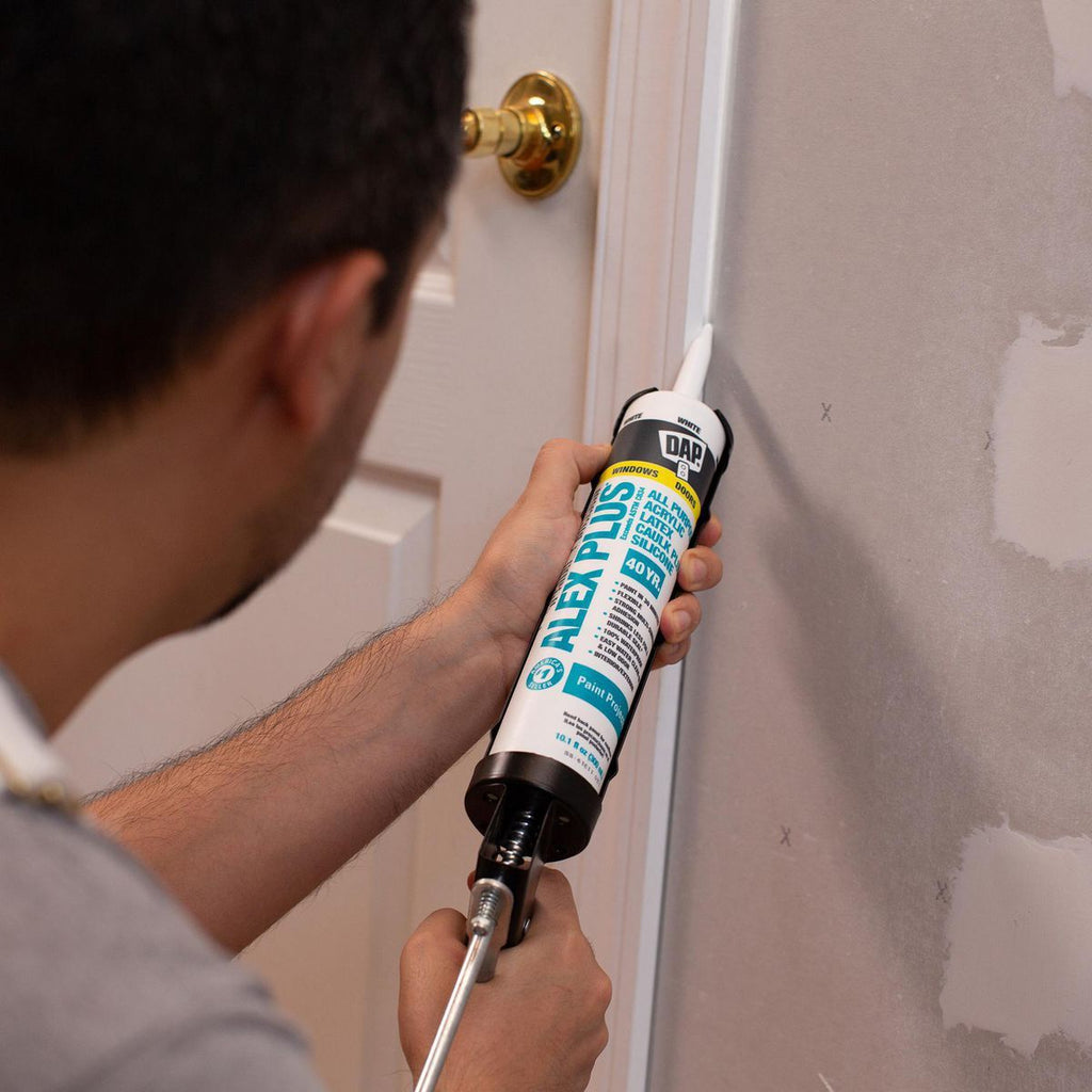 White Acrylic Latex Silicone Caulk B180010