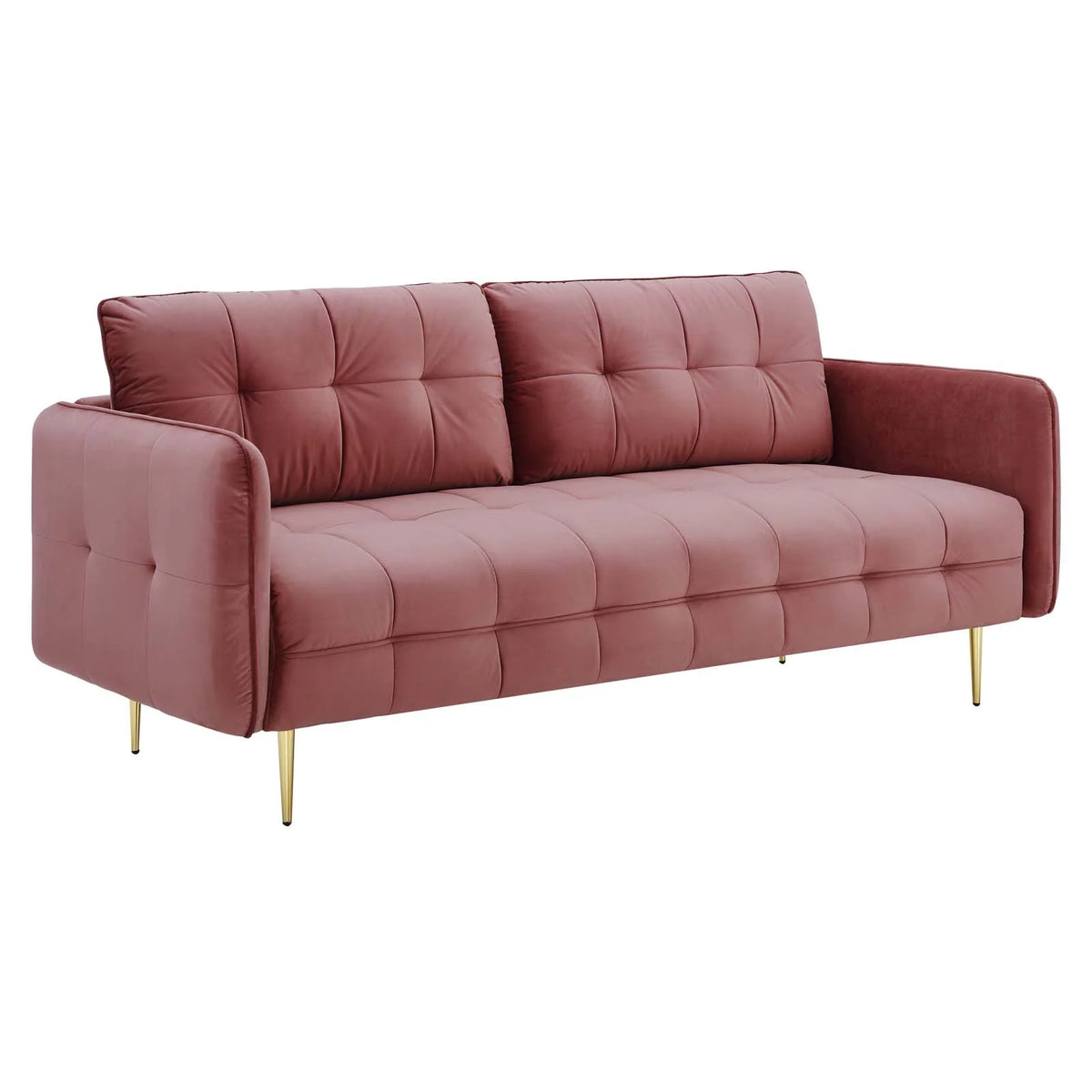 Dusty Rose Performance Velvet Sofa N8244