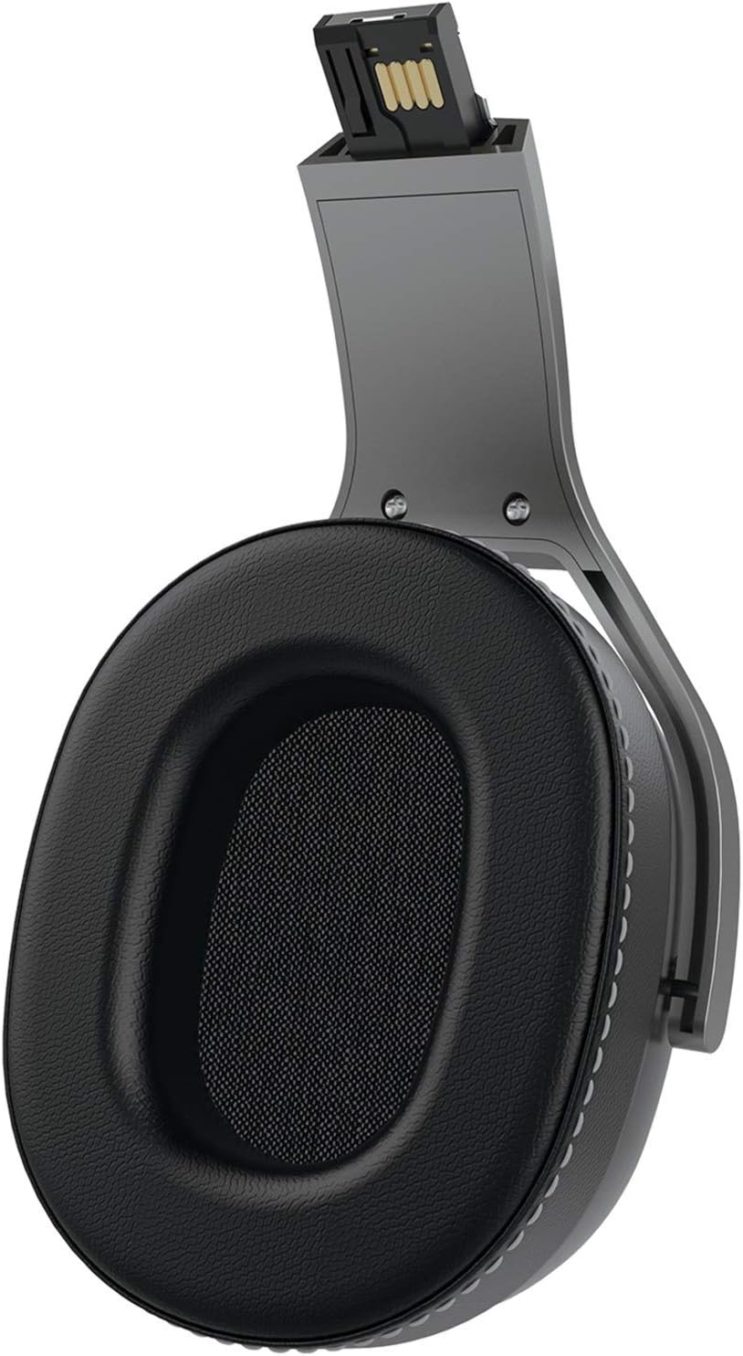 Black Noise-canceling Bluetooth Headphones (Renewed) O701