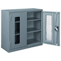 Clear View Wall Storage Cabinet Gray - 30 x 12 x 30 in. D9224