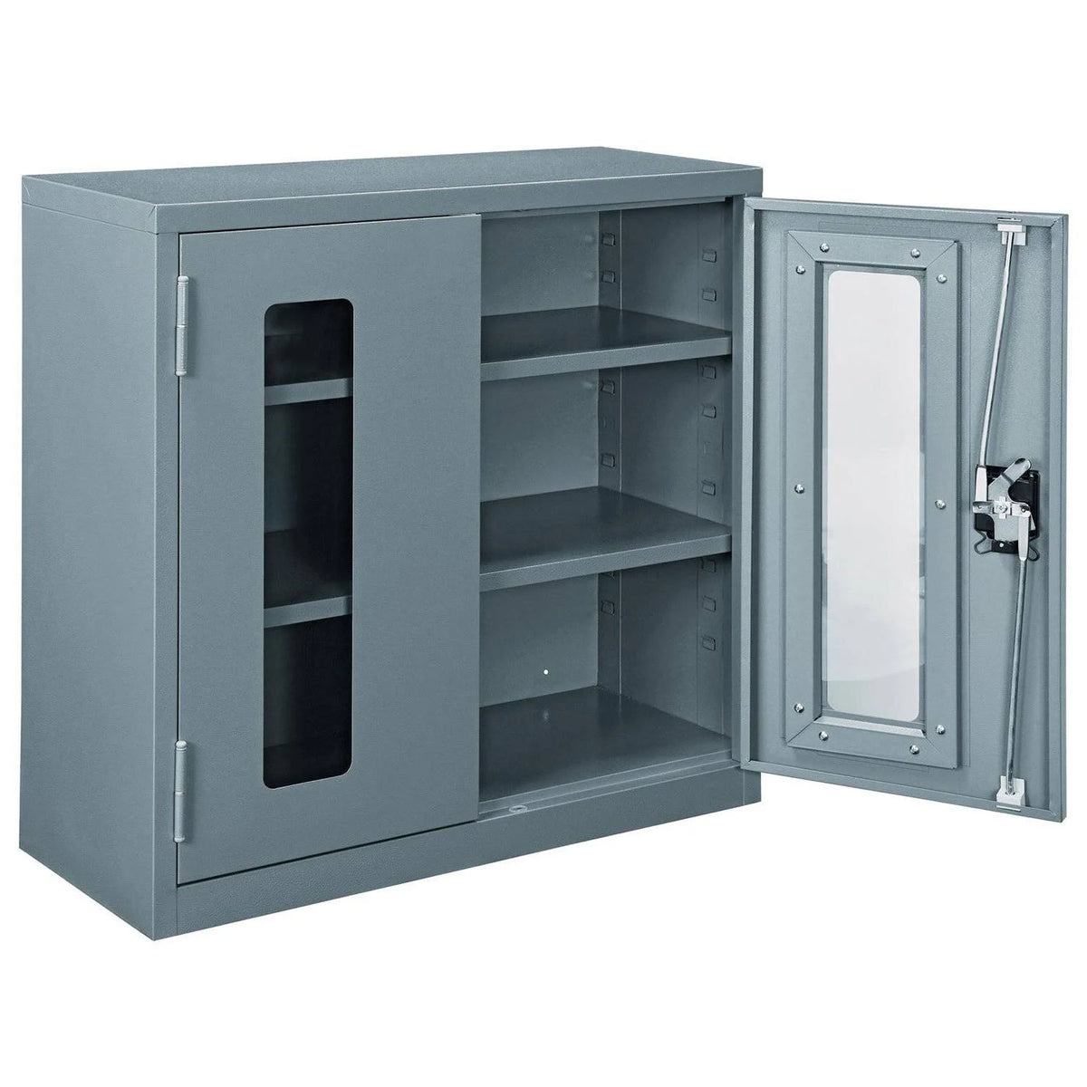 Clear View Wall Storage Cabinet Gray - 30 x 12 x 30 in. D9224