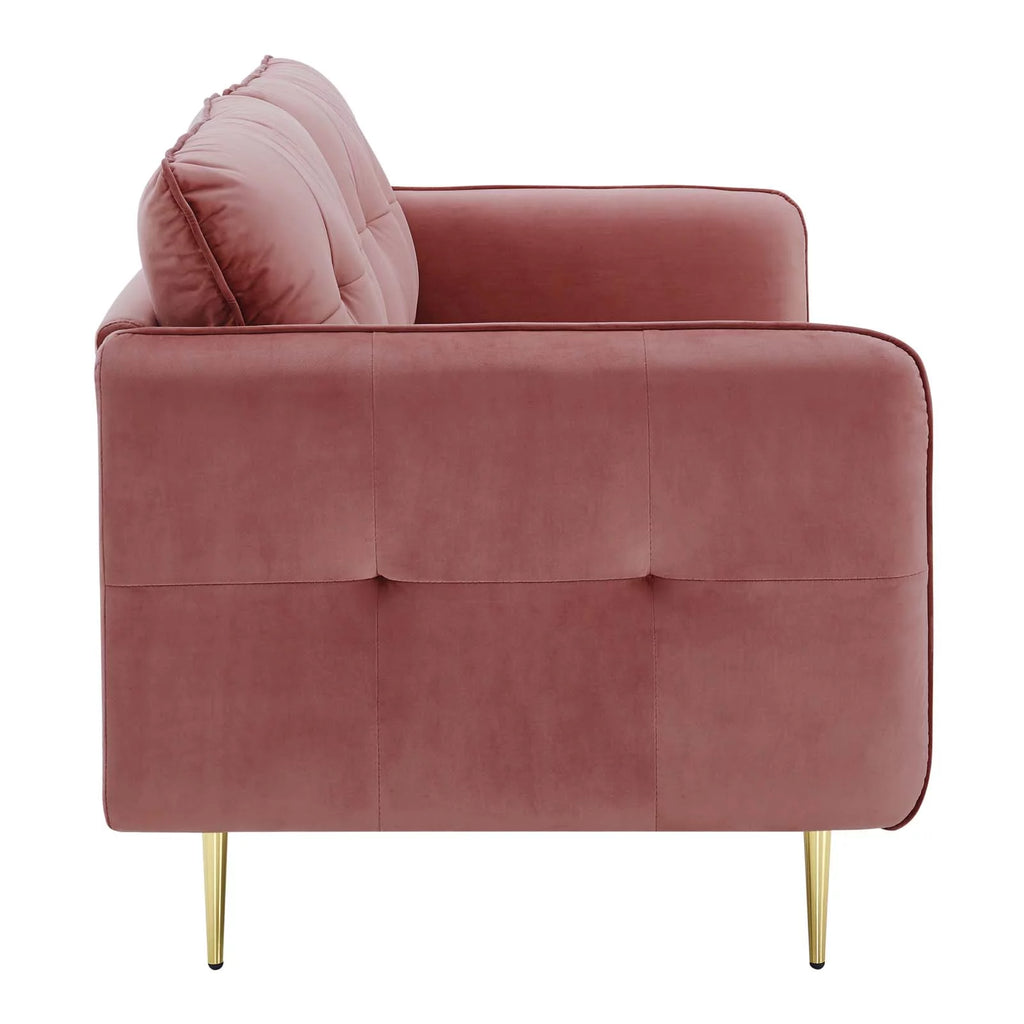 Dusty Rose Performance Velvet Sofa N8244