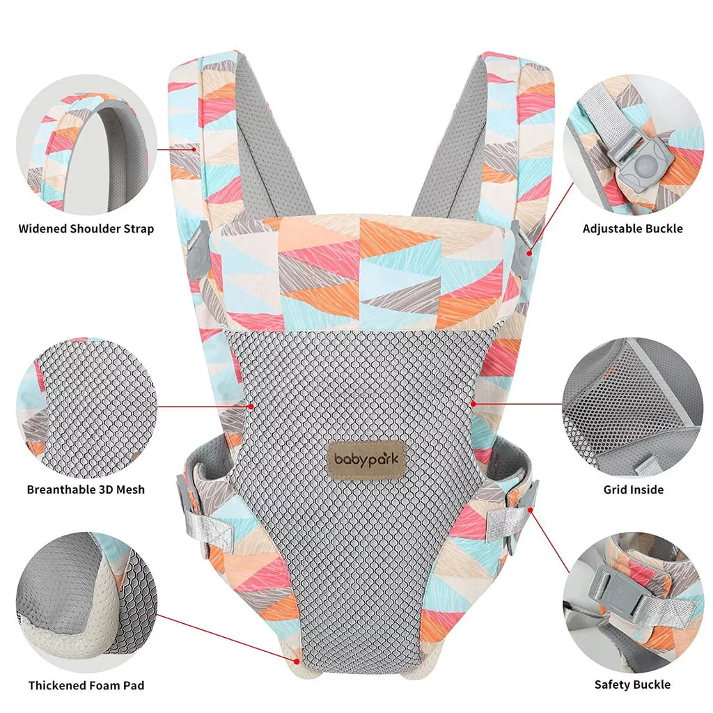 4-in-1 Baby Carrier with Adjustable Holder E6243